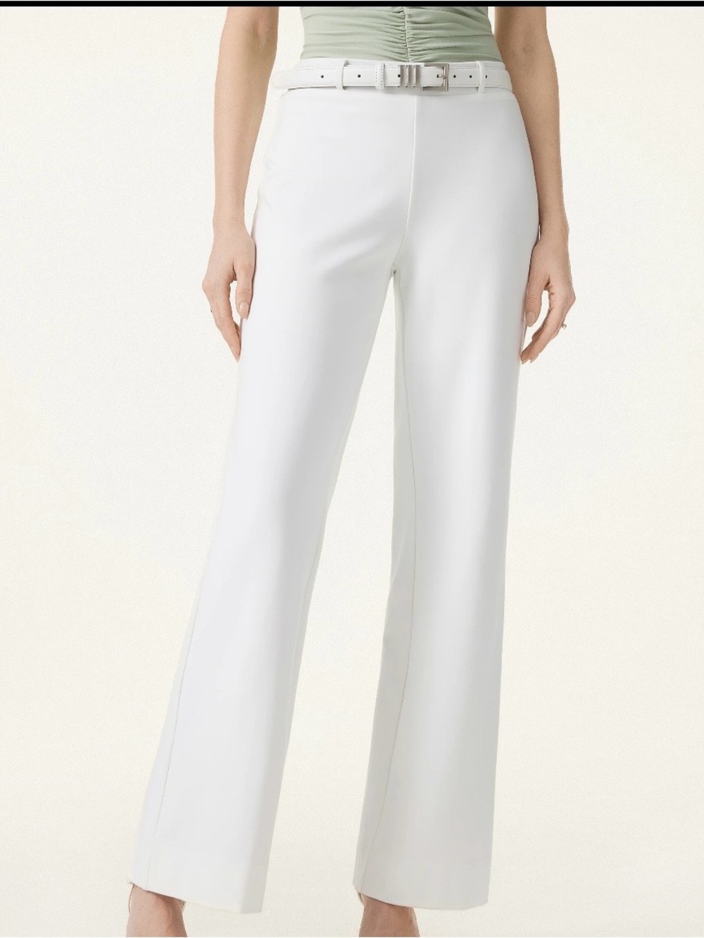 OGL sustainable brand Midrise Wideleg Pant with no-see through technology NWT